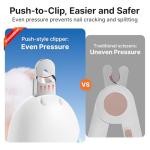 Potaroma Cat Nail Clipper with Adjustable Trimming Hole