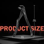 BEZOX Non-Slip Wide Toenail Clippers for Seniors