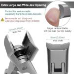 Non-Slip Extra Wide Nail Clippers for Thick Nails