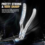 Ergonomic Non-Slip Wide Jaw Nail Clippers