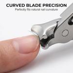 Ergonomic Non-Slip Wide Jaw Nail Clippers
