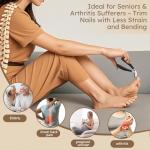 Non-Slip Extra Wide Toenail Clippers for Seniors