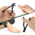 VOGARB Ergonomic Non-Slip Toenail Clippers for Seniors