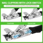 Non-Slip Extra Wide Toenail Clippers for Seniors
