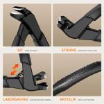 Ergonomic Non-Slip Wide Nail Clippers for Seniors