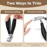 Non-Slip Extra Wide Toenail Clippers for Seniors