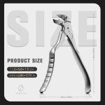 Ergonomic Non-Slip Wide Jaw Nail Clippers