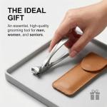 Ergonomic Non-Slip Wide Jaw Nail Clippers