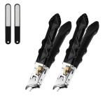 Heavy Duty Non-Slip Toenail Clippers for Seniors