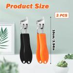 2 Pack Non-Slip Wide Jaw Nail Clippers