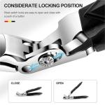 Non-Slip Extra Wide Jaw Nail Clippers Combo