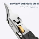 Anti-Slip Nail Clipper Set with Ultra-Sharp Tips