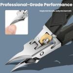 Anti-Slip Nail Clipper Set with Ultra-Sharp Tips