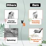 2 Pack Non-Slip Wide Jaw Nail Clippers