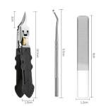 Anti-Slip Nail Clipper Set with Ultra-Sharp Tips