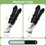 Heavy Duty Non-Slip Toenail Clippers for Seniors