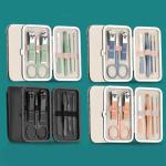 Portable 7-Piece Stainless Steel Nail Clipper Set