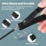 Non-Slip Extra Wide Nail Clipper Set