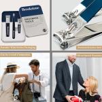 Brookstone Non-Slip Nail Clippers Set with Case