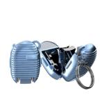 Foldable Mini Nail Clipper Keychain - Blue