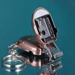 Foldable Mini Nail Clipper Keychain - Blue