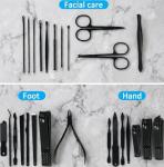 Professional 26-Piece Nail Clipper Set with Case