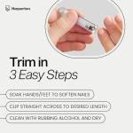 Non-Slip Extra Wide Nail Clippers Set - 2 Pack