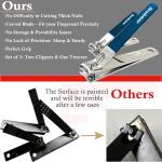 Brookstone Non-Slip Nail Clippers Set with Case