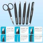 MORGLES 9-Piece Stainless Steel Nail Clippers Set