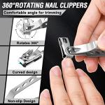 Heavy Duty Non-Slip Toenail Clippers for Thick Nails
