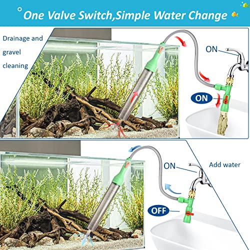 ZZM Aquarium Water Changer and Cleaning Tools