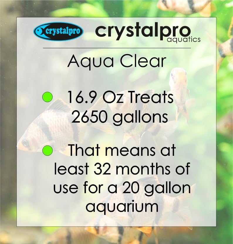 Aqua Clear 125ml Freshwater Aquarium Solution