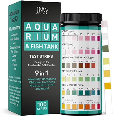 9-in-1 Aquarium Test Strips with eBook