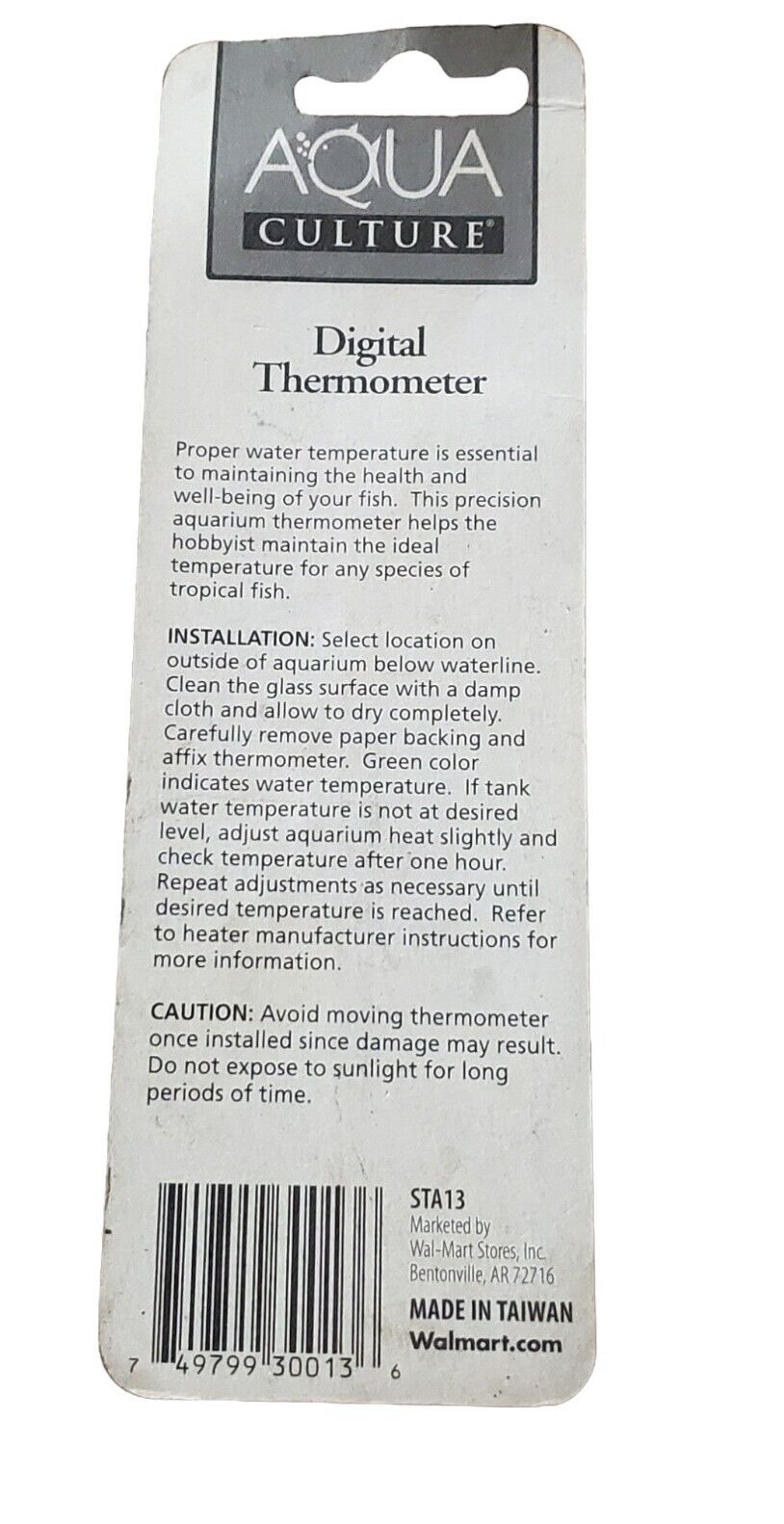 Digital Aquarium Thermometer Stick-On Scale