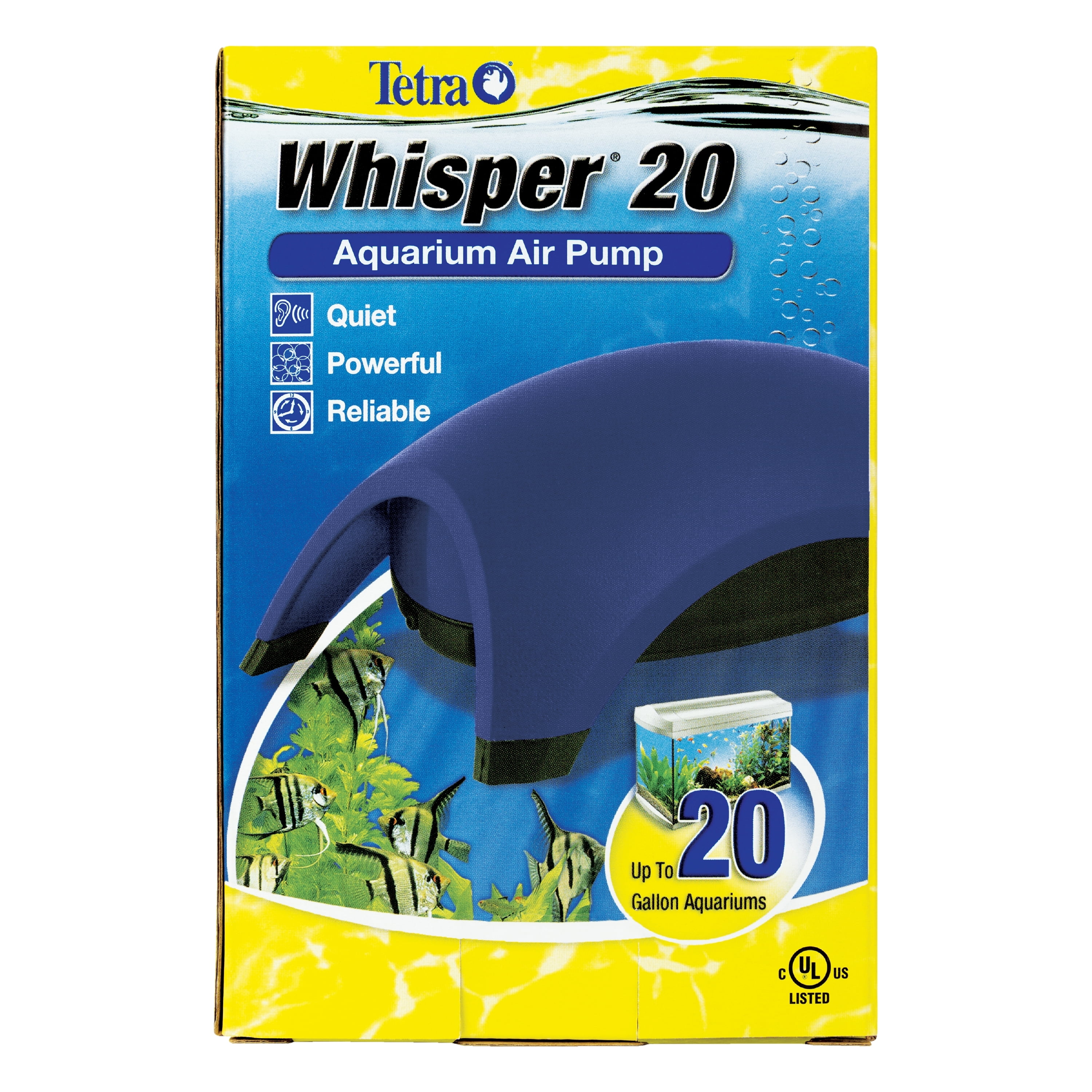 Tetra Whisper Air Pump for 10-30 Gallon Aquariums