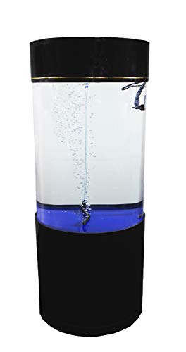 Luxury 53-Gallon Cylinder Aquarium with Stand