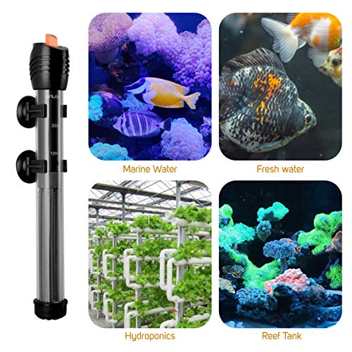 Orlushy 150W Submersible Heater for Aquariums