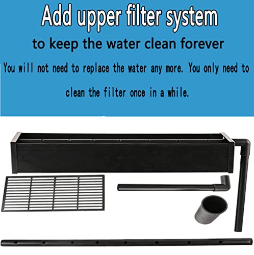 124-Gallon Black LED Aquarium Kit for Any Space