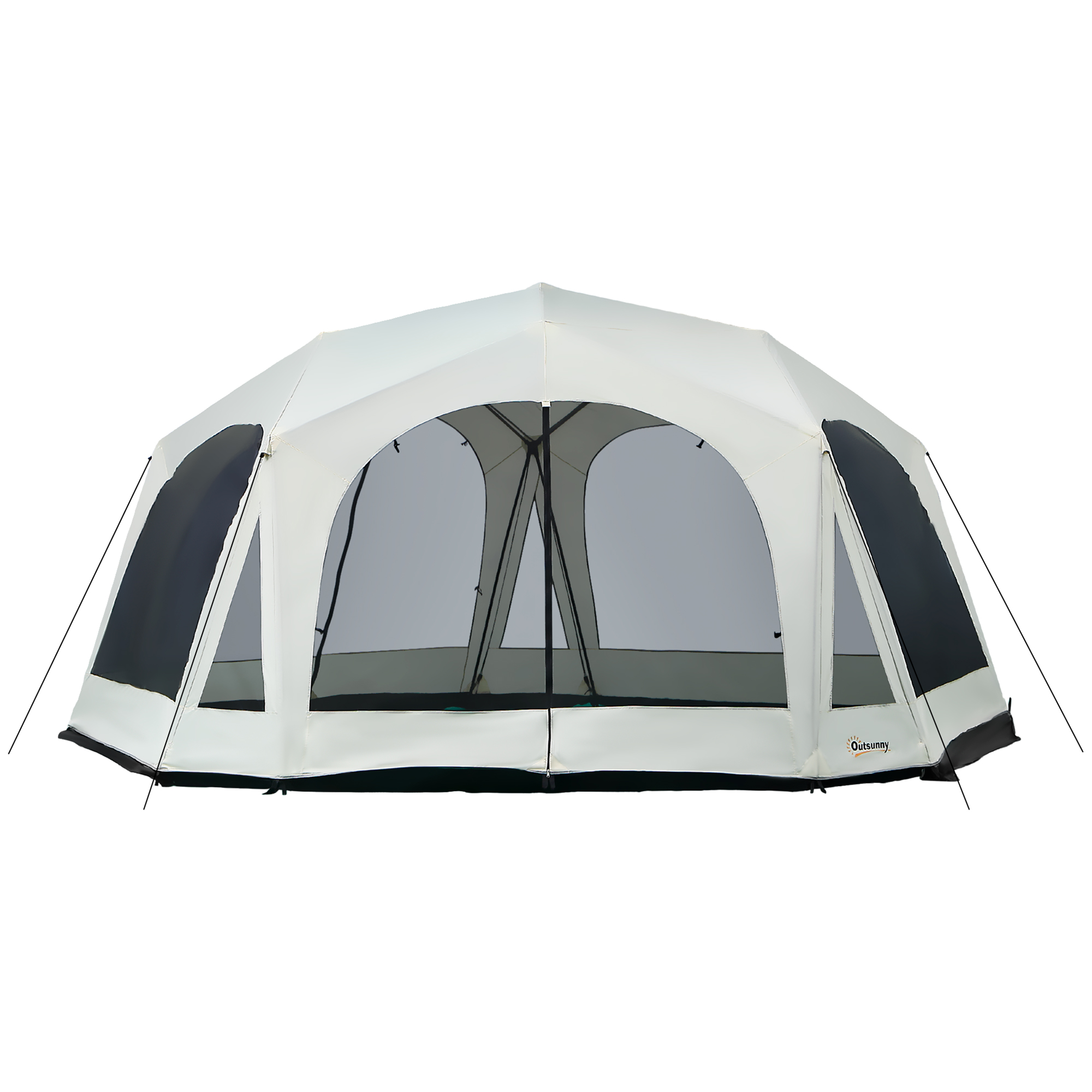 20-Person Family Camping Tent with Mesh Windows