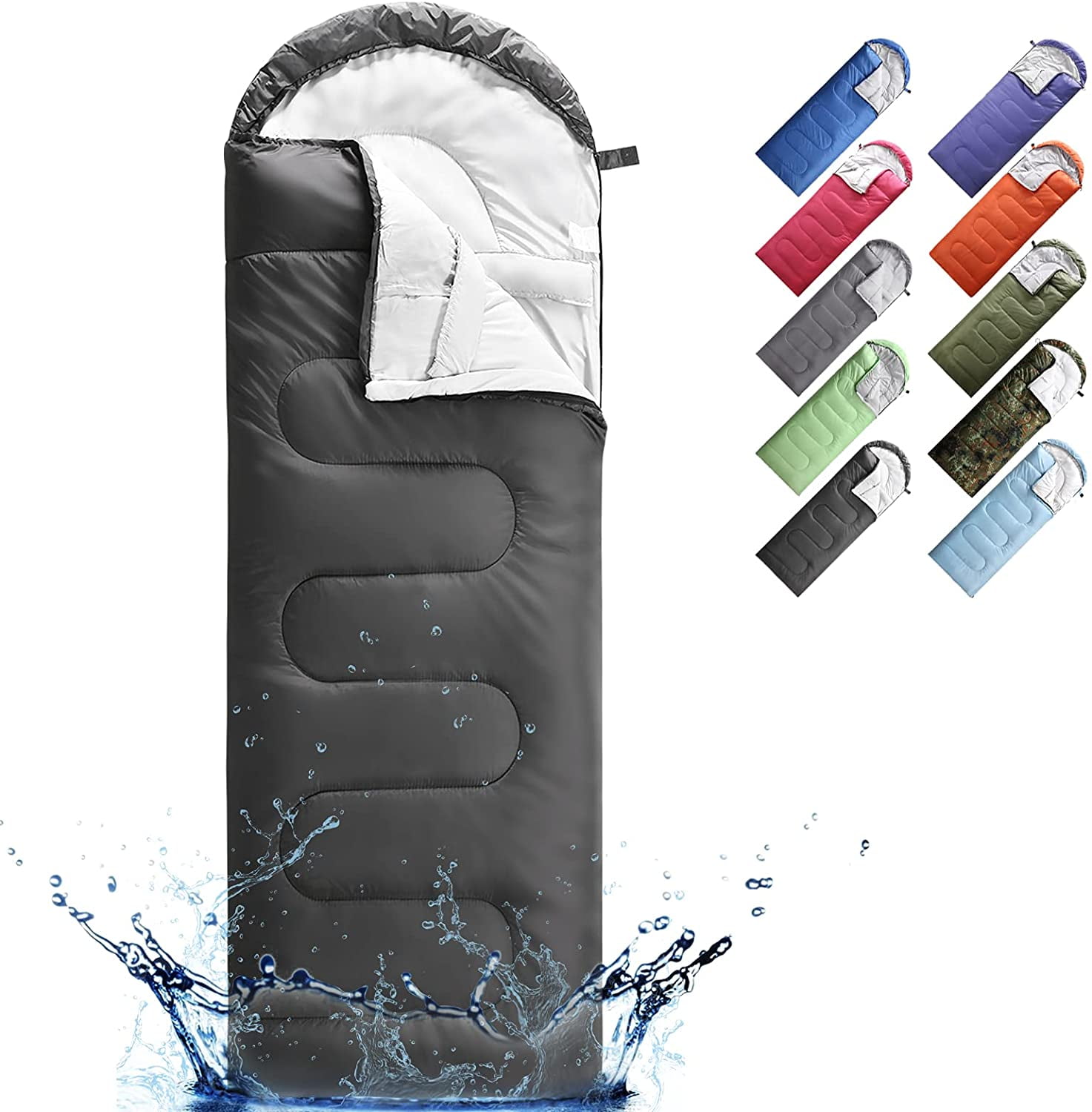 Lightweight MOONCAST 0°C Sleeping Bag with Compression Sack