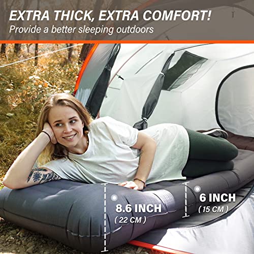 TOBTOS Self-Inflating Lightweight Camping Sleeping Pad