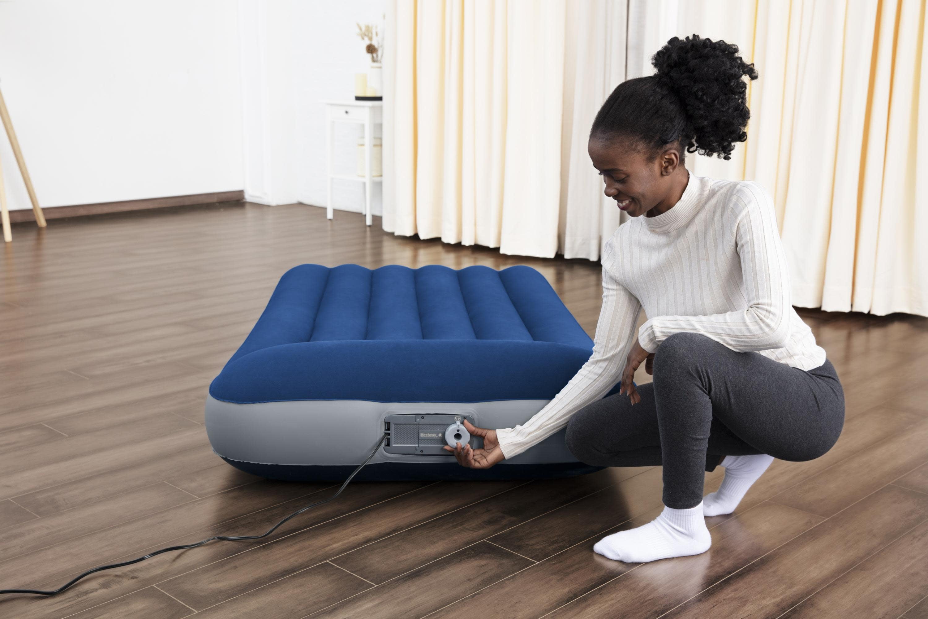 Bestway Twin Size Air Mattress with Built-in Pump