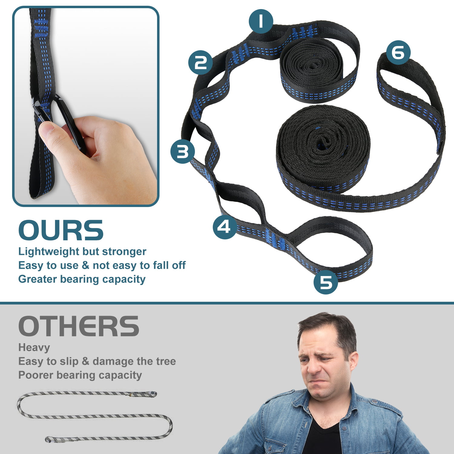 Physen Portable Double Camping Hammock - 400lbs Capacity