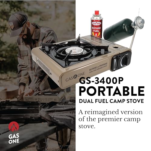 Portable Dual Fuel Propane Butane Stove for Camping