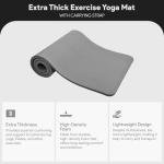 Extra Thick Anti-Tear Yoga Mat with Strap