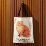 Moody Cats Eco-Friendly Canvas Tote Bag