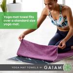 Gaiam Microfiber Yoga Towel for Hot Yoga