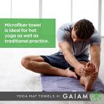 Gaiam Microfiber Yoga Towel for Hot Yoga