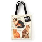 Moody Cats Eco-Friendly Canvas Tote Bag