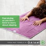 Gaiam Microfiber Yoga Towel for Hot Yoga